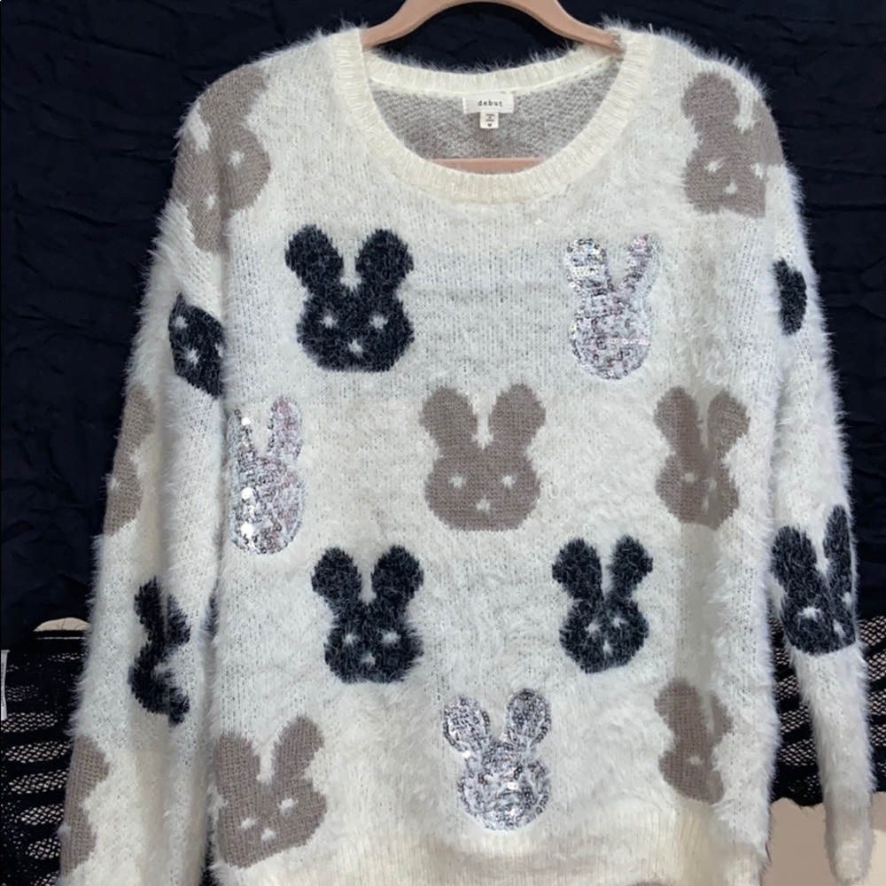 Adorable bunny sweater